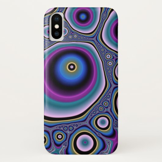 Kleurrijke fractale kunst Case-Mate iPhone case (Achterkant)