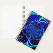 Kleurrijke Fractale Ontwerp Weekplanner Planner (Display)
