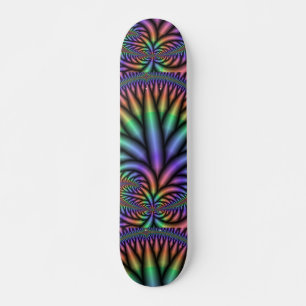 Kleurrijke Fractale Plant II Skateboard