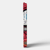 Kleurrijke fractale spiraalkunst Case-Mate iPhone case (Achterkant / Links)