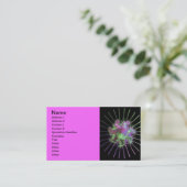 kleurrijke fractals visitekaartje (Staand voorkant)