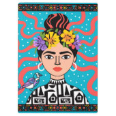 Kleurrijke Frida Geïnspireerde Klembord - Boho Mex (Achterkant)