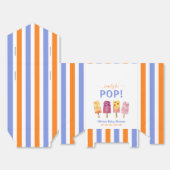 Kleurrijke Fruit Ice Cream Popcicle Baby shower Bedankdoosjes (Ongevouwen)