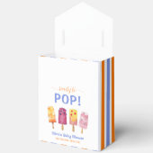 Kleurrijke Fruit Ice Cream Popcicle Baby shower Bedankdoosjes (Open)