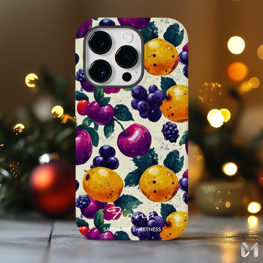 Kleurrijke Fruit Medley met Levendige Berry & Citr Case-Mate iPhone Case
