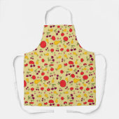 Kleurrijke Fruit Patroon Appels Kersen en Peren Schort (Voorkant)