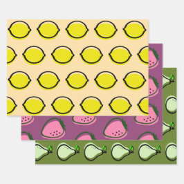 Kleurrijke Fruit Tutti Frutti Cadeaus Inpakpapier Vel