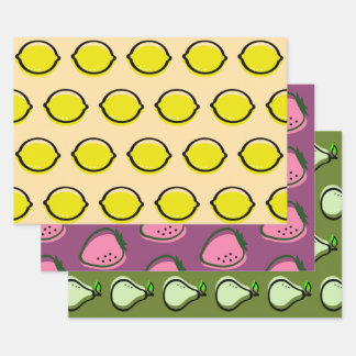 Kleurrijke Fruit Tutti Frutti Cadeaus Inpakpapier Vel
