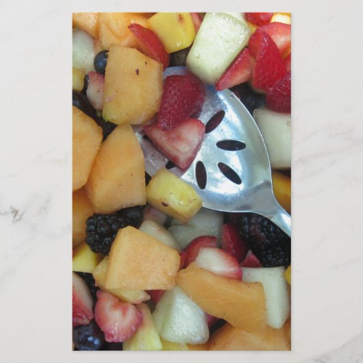 Kleurrijke fruitbeoordeling briefpapier (Voorkant)