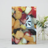 Kleurrijke fruitbeoordeling briefpapier (Staand voorkant)