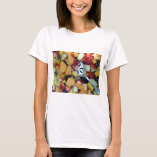 Kleurrijke fruitbeoordeling t-shirt