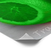 Kleurrijke fruitBowl Poster (Hoek)