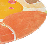 Kleurrijke fruitexplosie snijplank (Hoek)