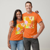 Kleurrijke fruitexplosie t-shirt (Unisex)