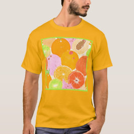Kleurrijke fruitexplosie t-shirt