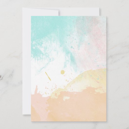 Kleurrijke fruitige cocktails | Zomer Volwassen Ve Kaart (Achterkant)