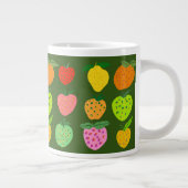 Kleurrijke fruitige mok van de reuzenkoffiesmaak (Rechts)