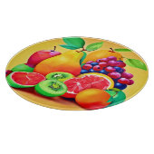 Kleurrijke Fruitmix Snijplank (Hoek)