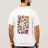 "Kleurrijke Fruitmix" T-shirt (Achterkant)