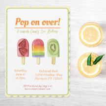 Kleurrijke fruitpopulatie Zomer Birthday