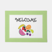 Kleurrijke fruitzomer, flauw, kool deurmat (Voorkant)