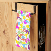 Kleurrijke Fun Blobs Abstract Kunstpatroon