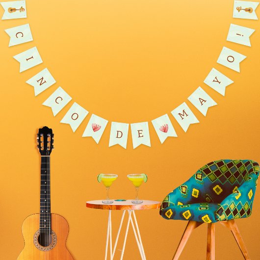 Kleurrijke Fun Cinco de Mayo Vlaggetjes