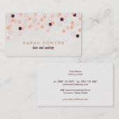 Kleurrijke Fun Confetti Event Make-up Artiest Salo Visitekaartje (Voorkant / Achterkant)