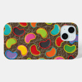 Kleurrijke Fun Jelly Beans Pop Retro Snoep Patroon Case-Mate iPhone Case (Achterkant (horizontaal))
