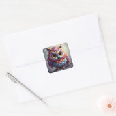 Kleurrijke Fun Owl Stickers (Envelop)