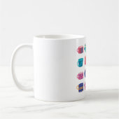 Kleurrijke Fun Patterned Coffee Mok Set (Links)