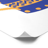 Kleurrijke Fun Patterned Coffee Mok Set Poster (Hoek)