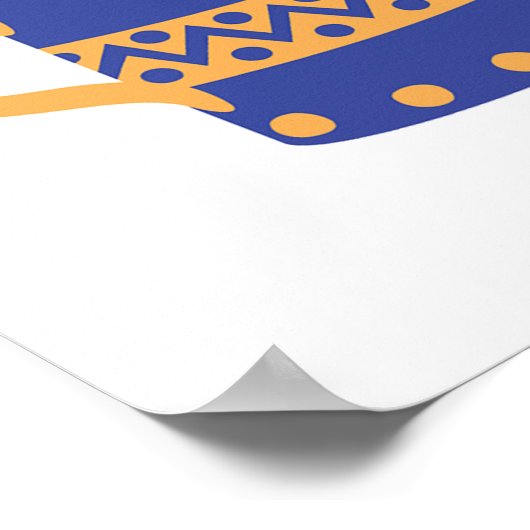 Kleurrijke Fun Patterned Coffee Mok Set Poster (Hoek)