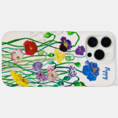 Kleurrijke Fun Wild Poppy Waterverf Genoemd Case-Mate iPhone Case (Achterkant (horizontaal))