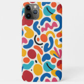 Kleurrijke Funky Amorfe Vormen Kunstpatroon Case-Mate iPhone Case (Achterkant)