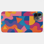 Kleurrijke Funky Amorfe Vormen Kunstpatroon Case-Mate iPhone Case (Achterkant (horizontaal))