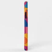Kleurrijke Funky Amorfe Vormen Kunstpatroon Case-Mate iPhone Case (Achterkant/rechts)