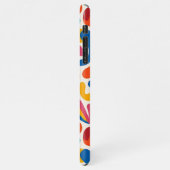 Kleurrijke Funky Amorphous Vormen Art Pattern iPhone Hoesje (Linkerkant)