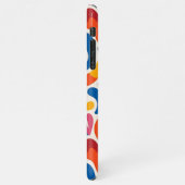 Kleurrijke Funky Amorphous Vormen Art Pattern iPhone Hoesje (Linkerkant)