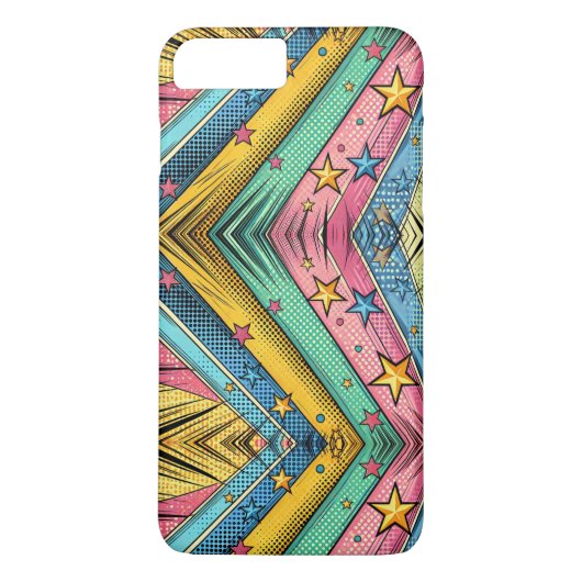 Kleurrijke Funky Case-Mate iPhone Case (Achterkant)