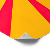 Kleurrijke Funky Evil Eye Poster (Hoek)