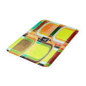 Kleurrijke Funky Retro geïnspireerd Badmat (Gekanteld)