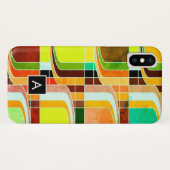Kleurrijke Funky Retro geïnspireerd Case-Mate iPhone Case (Achterkant (horizontaal))