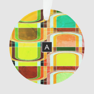 Kleurrijke Funky Retro geïnspireerd Ornament