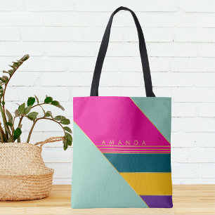 Kleurrijke Funky Stijlvolle Chic Trendy Tote Bag