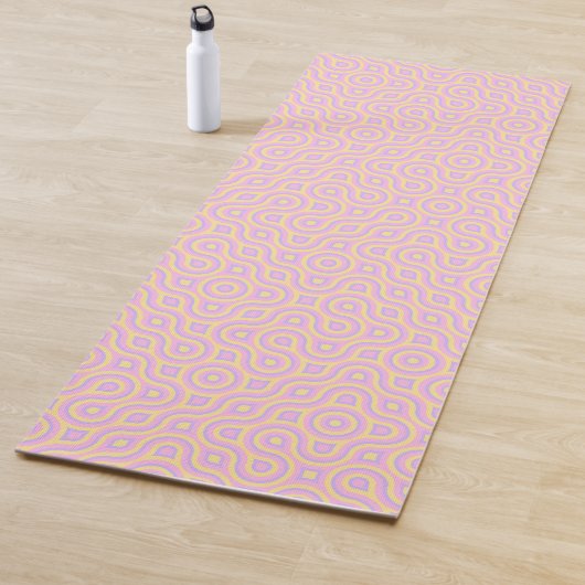 Kleurrijke Funky Truchet Yogamat (In situ)