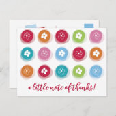 Kleurrijke Fuzzy Daisy Stippen Kinderen Verjaardag Briefkaart (Voorkant / Achterkant)