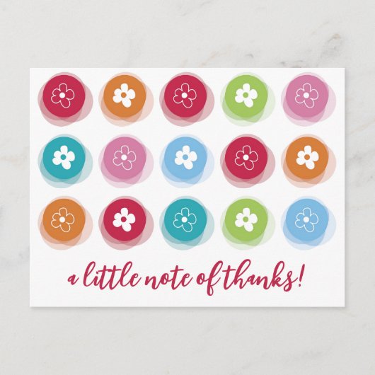 Kleurrijke Fuzzy Daisy Stippen Kinderen Verjaardag Briefkaart (Voorkant)