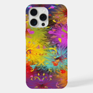 Kleurrijke Fuzzy Splat en Confetti iPhone 15 Pro Max Case