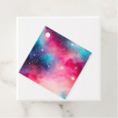 Kleurrijke Galaxy Art Gift Labels (In situ)